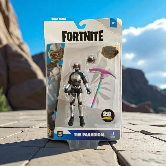 Fortnite The Paradigm 4" Solo Mode Limited Edition 1/5000 Action Figure **read - Picture 1 of 2